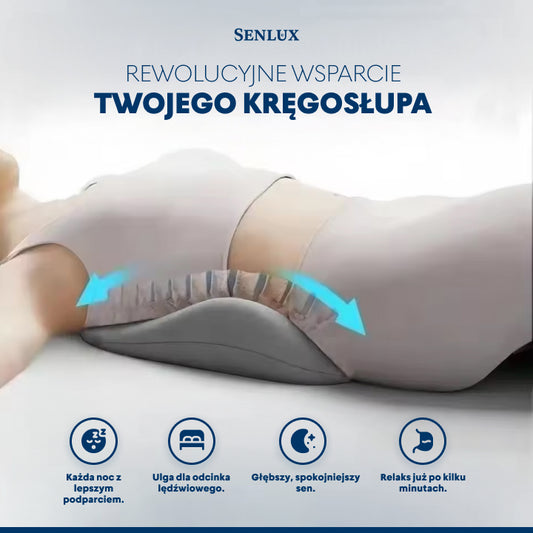 Poduszka Rozciągająca Kręgosłup i Redukująca Ból Krzyża